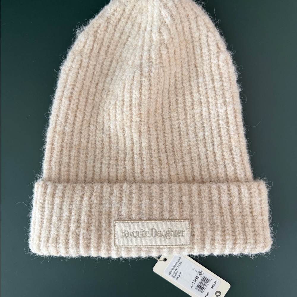 Favorite Daughter Ivory Knit Hat